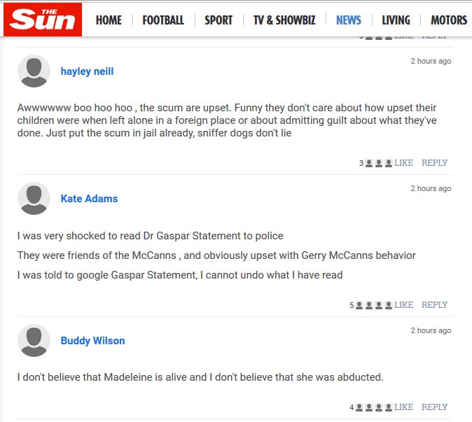 ConvenientPatsy's tweet photo. #mccann #nevercleared #fakeabduction The Suns stitched the pair up again look at the comments https://t.co/LcHhu2Nigo