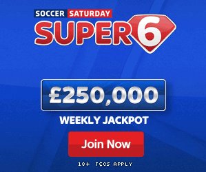 Win £250k with Super 6! Play their Super 6 Special &amp; be in a chance to win big! bit.ly/28SLlPN