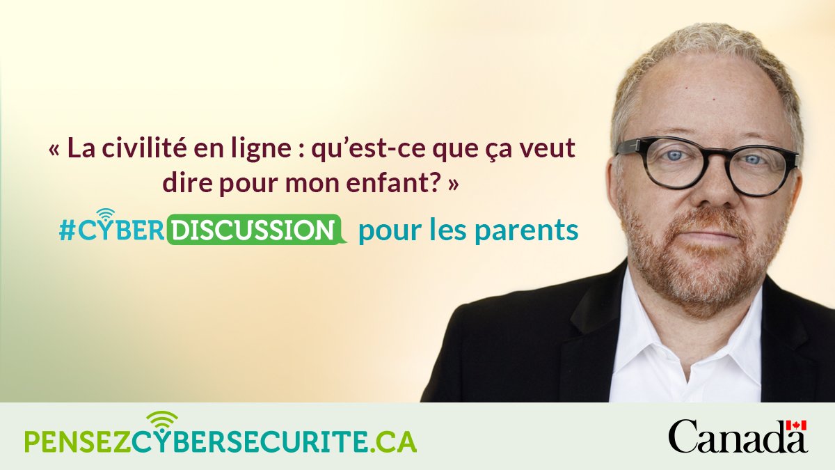 cyber_securite's tweet image. Manqué notre #CyberDiscussion où des parents ont discuté de #CivilitéEnLigne avec @Guglielminetti? Regardez la vidéo facebook.com/Pensezcybersec…