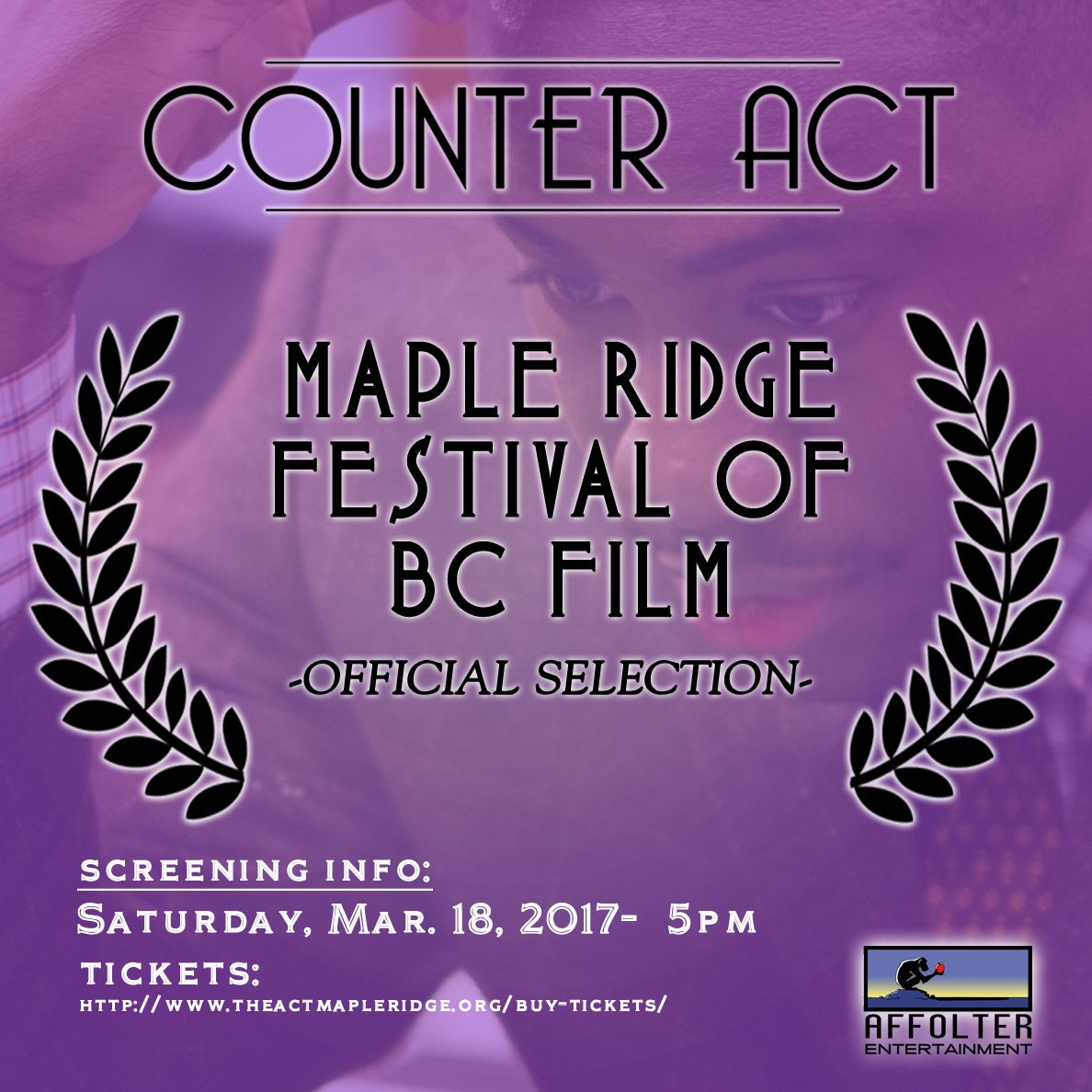 CounterActFilm's tweet photo. Excited  "Counter Act' will be playing in it's hometown at the Maple Ridge Festival of BC Film! Thanks @mapleridgeact &amp; @hotshotshorts! https://t.co/A7qt5abUCA