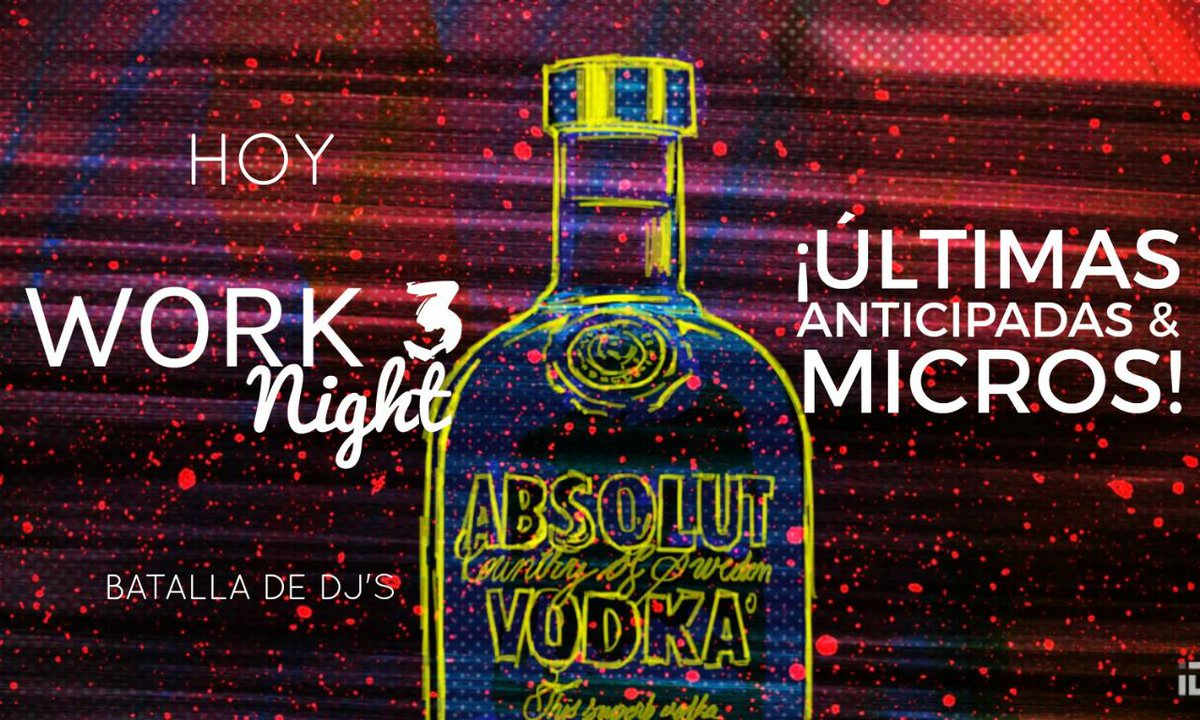 Pablitooo_5's tweet photo. Últimas anticipadas , dale que se agotan #WorkNight3
🍐🍐
ANTICIPADA + CONSUMICION= $100
MICRO IDA Y VUELTA= $30
📲1160543775 https://t.co/9UAPM0eD7m