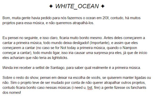 mclandoscar's tweet image. ❣️White Ocean:
É muito importante que a gente consiga fazer esse projeto. Será uma grande surpresa para os nossos meninos!
Cr: FeatureBae