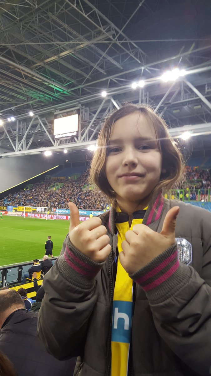 Happy girl!!! #vitspa <a href="/MijnVitesse/">Vitesse</a>