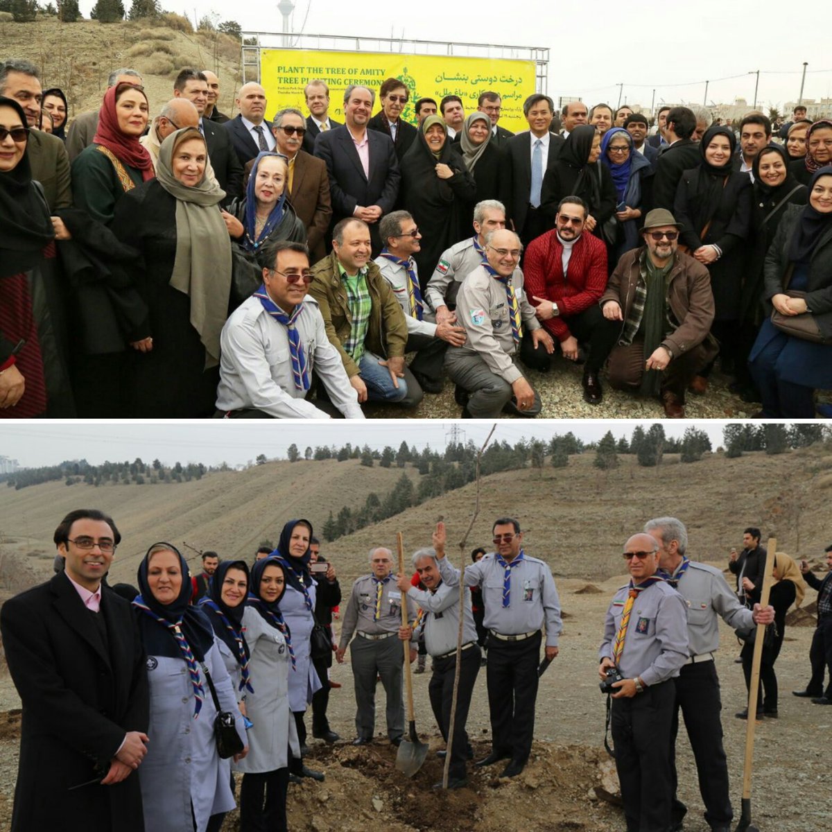 irgreenfestival's tweet photo. هفدهمين سال #درختكاري #انجمن_تمدن_سبز در باغ_ملل پارك #پرديسان با حضور سفيران كشورهاي مقيم و هنرمندان
#جشنواره_فیلم_سبز 
#iigff 
#gfn https://t.co/sepfBwSW7t