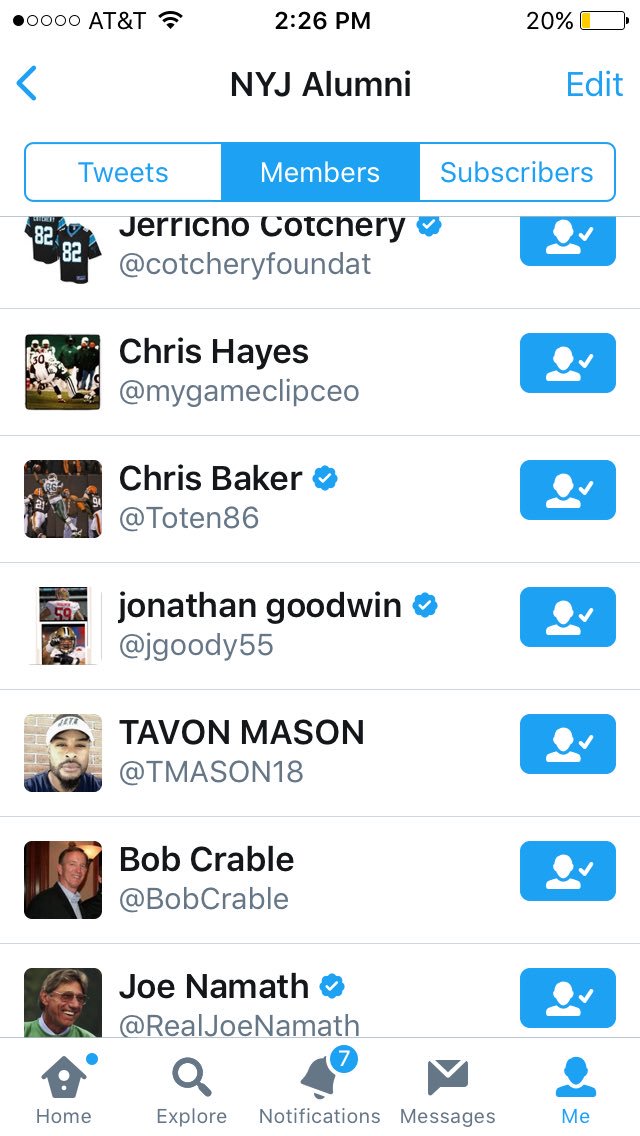 KZSportsMktg's tweet photo. Here r some @nyjets alumni who have their own #Twitter acct! Give them a follow! #socialmedia #nflalumni @NFLAlumni @NFLLegends https://t.co/XHsSwu1g0u