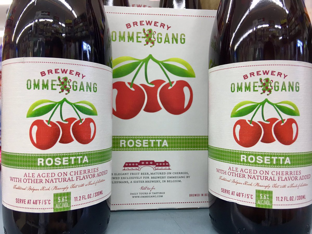 gngfairfield's tweet photo. New addition to our beers from @BreweryOmmegang #Rosetta. @CavBeerOH @sam_marts https://t.co/RP14Hmh1jW