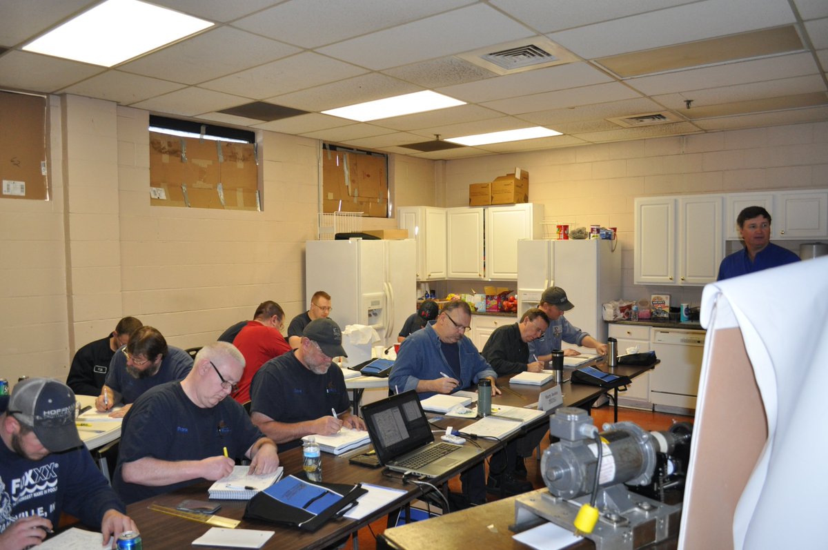 EEMSCO's tweet photo. Fantastic week of training @EEMSCO put on by @ReliabilityS. Great mix of Classroom and Hands-On training. #precisionmaintenance #Alignment https://t.co/N6TVpjlehZ