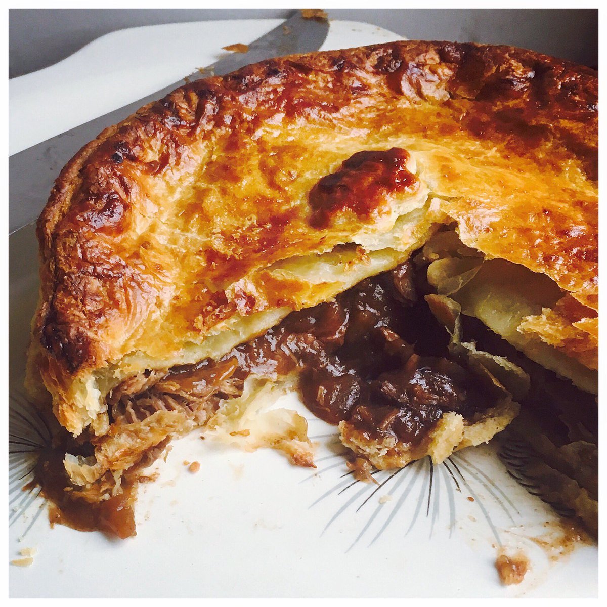 thePointerBrill's tweet photo. This seriously good #steakandalepie is made with our homegrown Longhorn beef and our own butchers beer made by #XTbrewery #thepointerbutcher https://t.co/dfl2tvQtB2