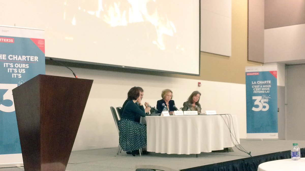 150Con's tweet image. Media roundtable speculation: @ADodek as next SCC Justice? 😉 #FiresideChat #MediaRoundtable #CharterConference