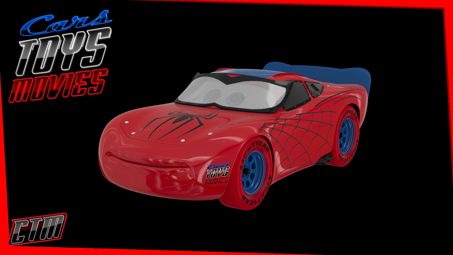 Spiderman lightning mcqueen hot sale