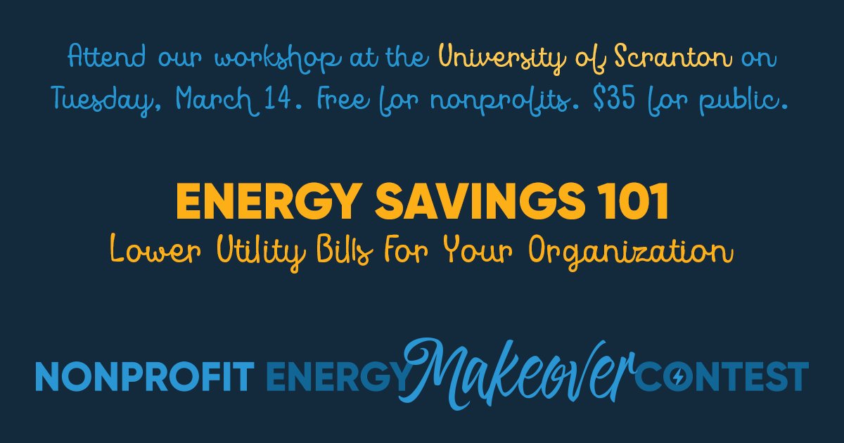 TheSEFund's tweet photo. Register to attend next week's workshop in Scranton at https://t.co/Dh1619SFnj today! #sefmakeover2017 #energy101 https://t.co/AAVf3ioS9m