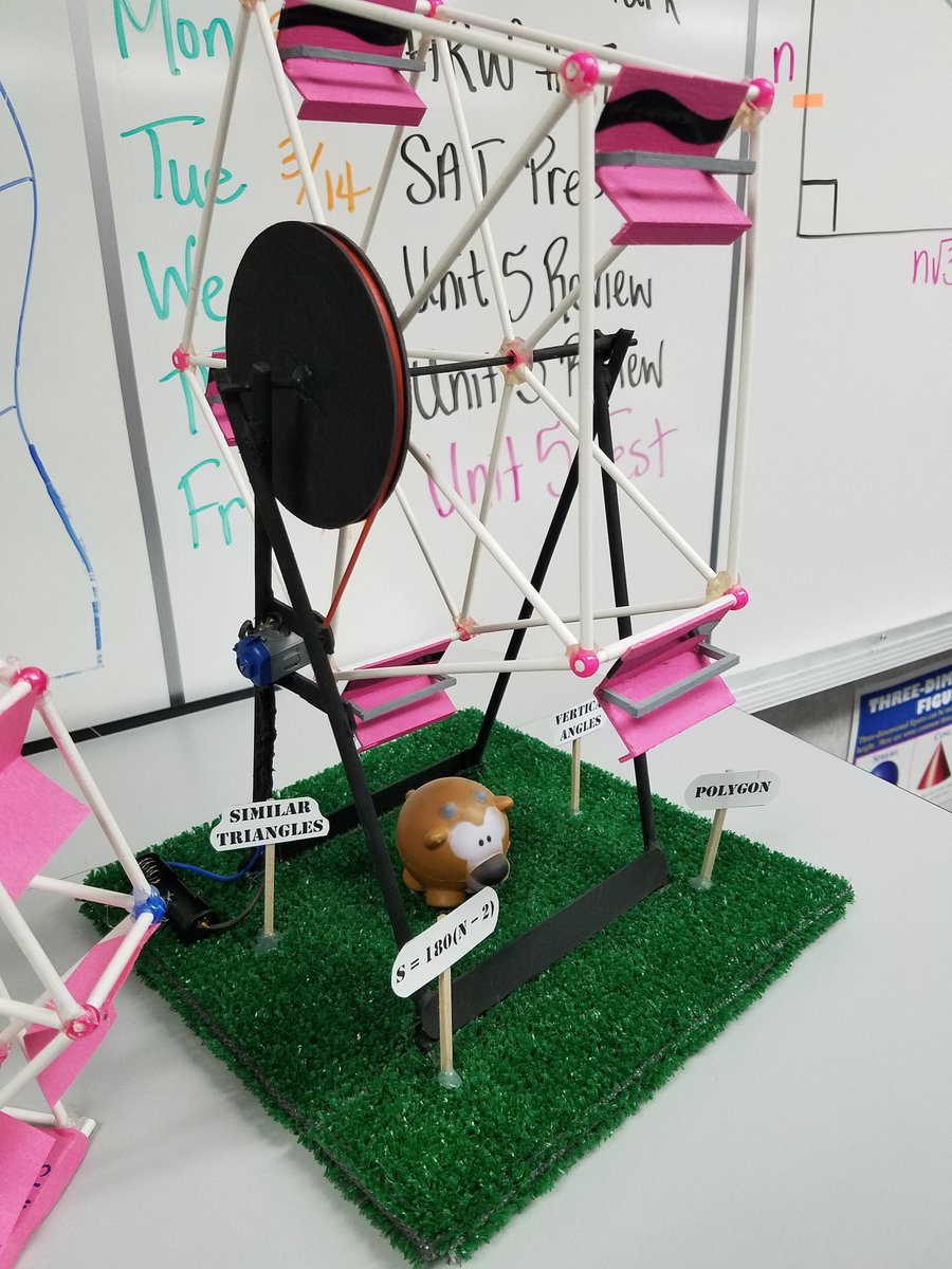 avenamath's tweet photo. PBL making a theme park while learning Geometry. #CHHS #HawksLearn #GeoTrio https://t.co/oUiz7XsrR3