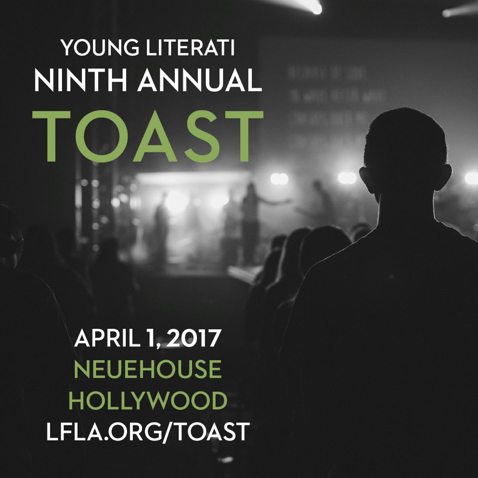 Don’t miss <a href="/chelseahandler/">Chelsea Handler</a> <a href="/kumailn/">Kumail Nanjiani</a> <a href="/busyphilipps25/">Tasos Nikolaou</a> <a href="/colinhanks/">Colin Hanks</a> &amp; more at the #YLToast on April 1! Tix here: lfla.org/toast