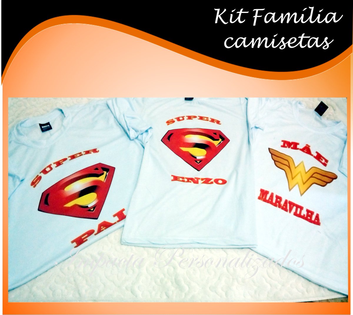 ImpactaImpacta's tweet photo. Camisetas Personalizadas Família
#Familia #superman #mulhermaravilha #camisetas https://t.co/uBegvvfUwa