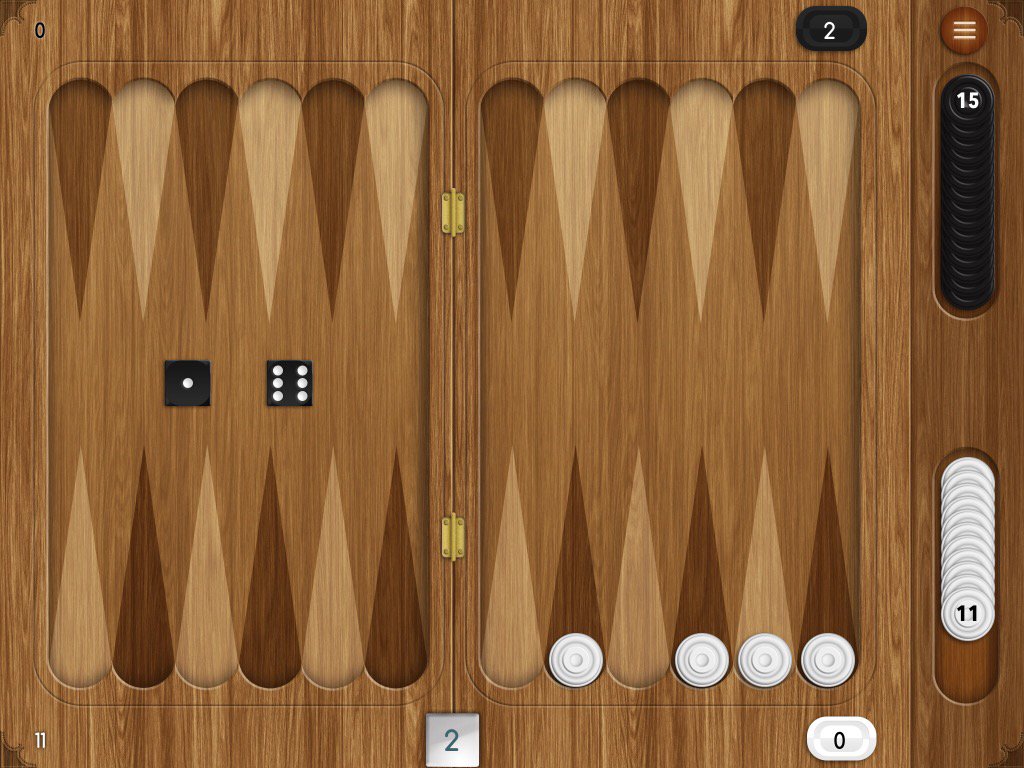 I like this game! Backgammon+ @adikus_games apple.co/1FNpgg2