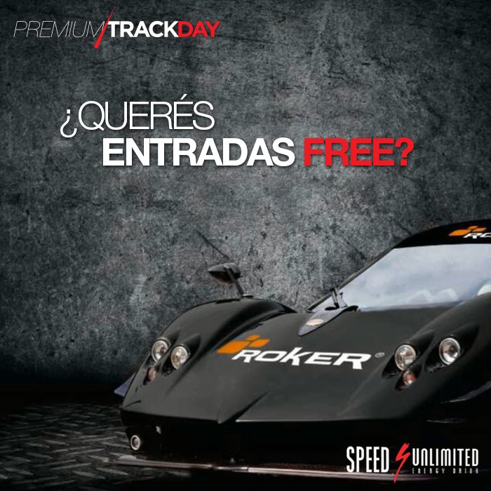 speedunlimited_'s tweet photo. ¡Cada vez más cerca de #PremiumTrackDay y tenemos entradas free para vos! Entrá a nuestro Facebook o Instagram y enterate cómo ganarlas. https://t.co/pjeX4zCvbL