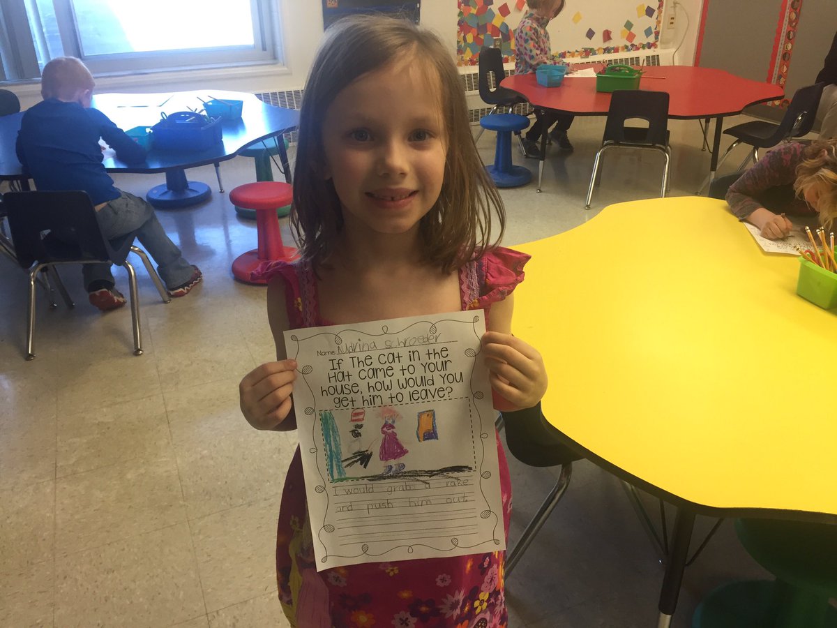 melissa_enger's tweet photo. @KrohnEdu Dr. Seuss writing in kindergarten!
#celebratinglearnersatJC https://t.co/88EuceIP5v