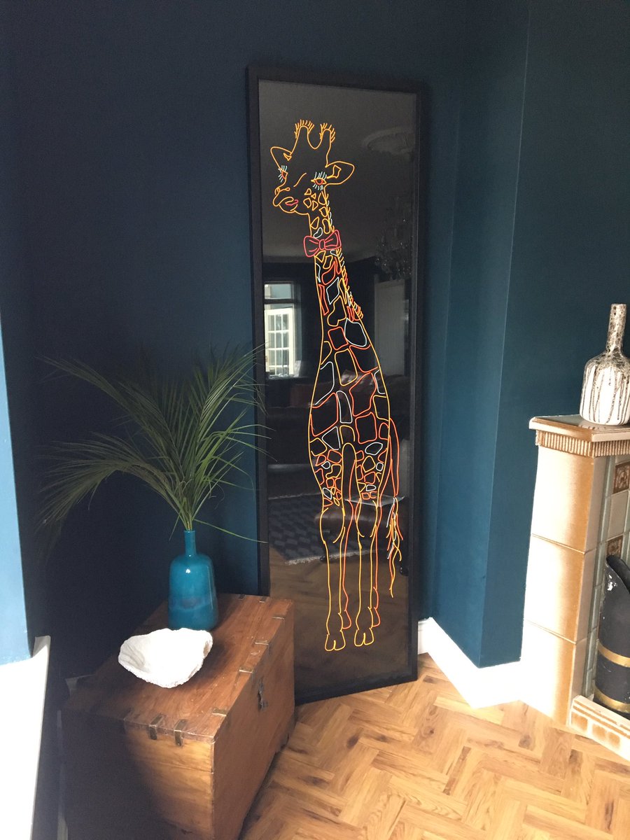 Great show <a href="/Schofe/">Phillip Schofield</a> , what do you make of our 2m tall #handmade #oneofakind giraffe? He sits pretty in our store #saltburnbythesea #itv