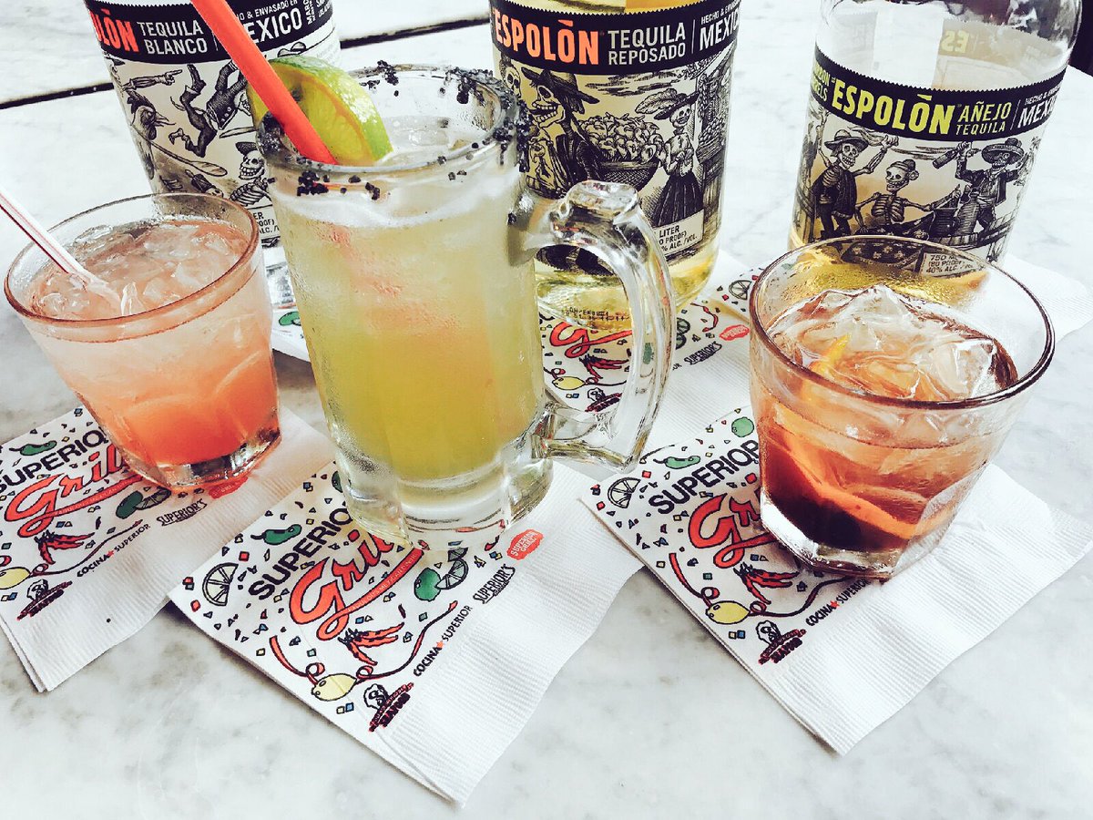 TopTacoNOLA's tweet photo. @SuperiorGrill and @EspolonTequila showing off the goods for Top Taco! #tacos #margaritas #tequila #yummy #partytime #mybodyisready https://t.co/ur5mbBrUQw