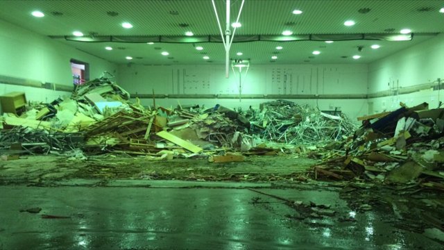 MedHatHigh's tweet photo. Then and now...old South Gym converted to our NEW Learning Commons! We love new & improved!! #MHHSModernization #GrahamConstruction https://t.co/SXZQa2addj