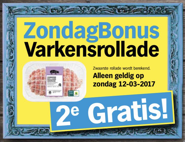 As zondag weer een megaknaller, nu iedere week geopend van 13.00-18.00uur.