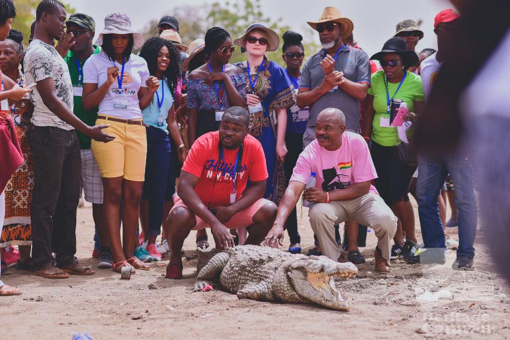 apiorkor's tweet photo. Highlights of #HeritageCaravan Day 3; At the Paga Chief Crocodile Pond
#HFCSusuPlus #VodafoneCash https://t.co/EIJb7EKIKP