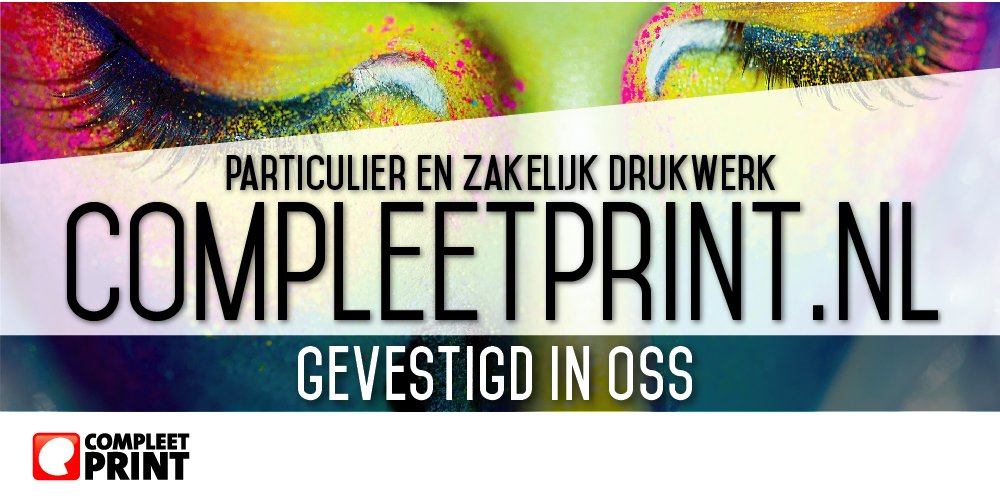 Kijk op onze website voor week- en maandaanbiedingen. compleetprint.com #drukkerij