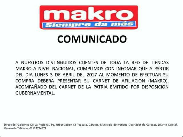 Jhormancruz1's tweet photo. Makro anuncia en su red social de Twitter que este mensaje publicado es FALSO. https://t.co/C9GlFDn1TH