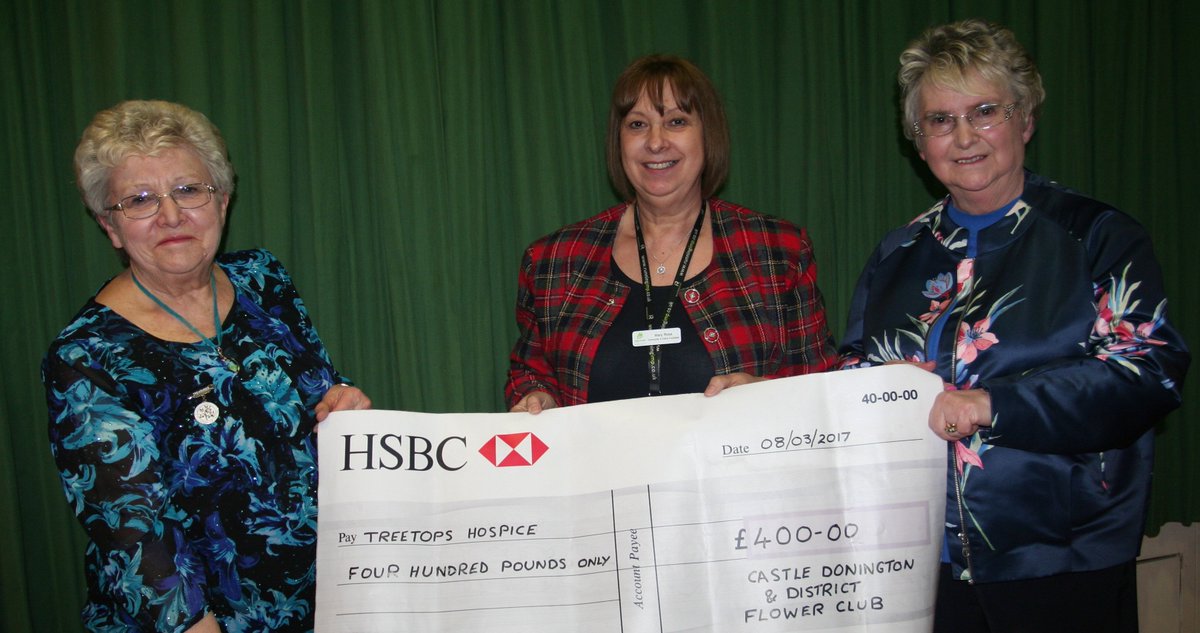 Mary Rose outlined the great work of <a href="/treetopshospice/">Treetops Hospice</a> on Wed and gave the club her heartfelt thanks for our donation. #NAFAS