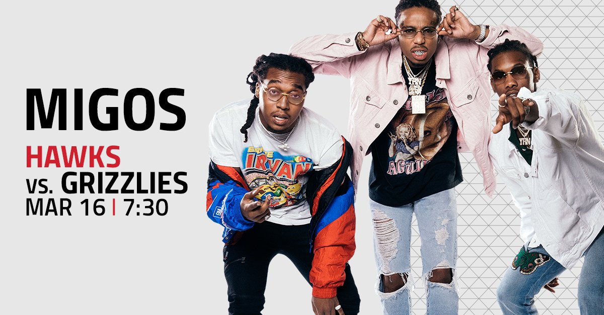 ATLHawks's tweet photo. Rain drop
Drop top
@Migos comin' for a pop-up 👀 https://t.co/yLudB6dPEZ