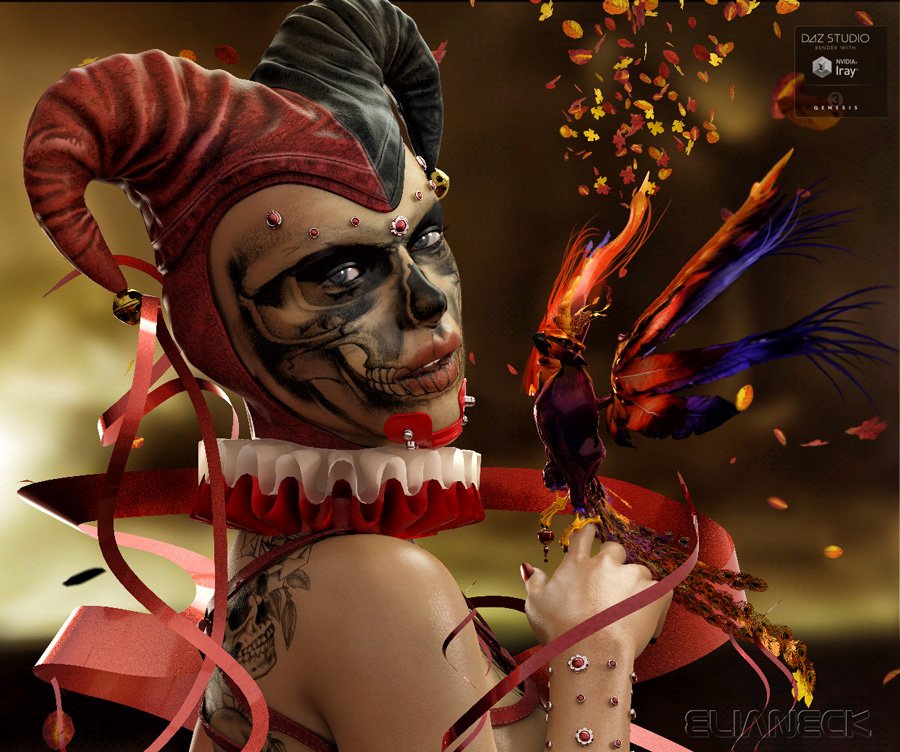 Pierrot..
Elianeck Dramatic Lights for Iray
daz3d.com/elianeck-drama…
have a full image in my Patreon
patreon.com/elianeck