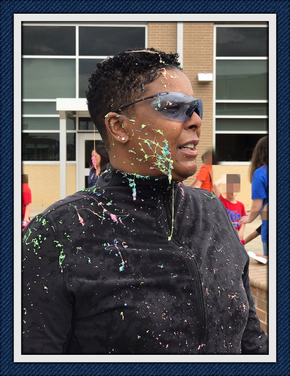 melikoerner's tweet photo. Spring Fling was a huge success. Kids w/ silly string! @WEinKaty @teresaygarcia @Tia_Thomas @smashwham50 https://t.co/dCAVvM3ach