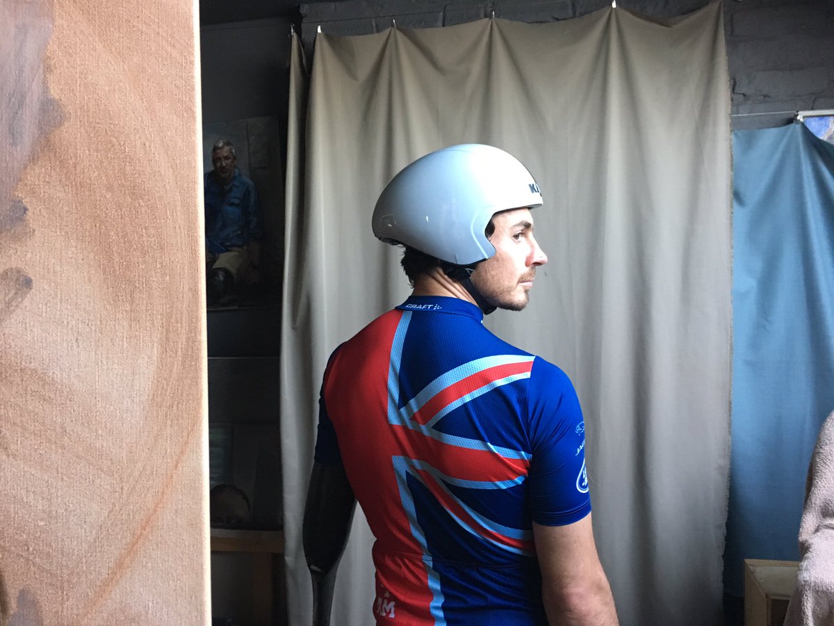 <a href="/jacovangass/">Jaco van Gass</a> has adapted &amp; worked extremely hard to achieve many #challenges. #Painting him as successful GB #Para-Cyclist <a href="/supportthewalk/">Walking With The Wounded 🎖️</a>