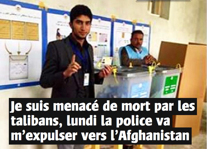 streetpress's tweet photo. 👊  Soutien à Fahrad 👊   Lundi la police doit expulser ce jeune afghan menacé de mort par les talibans https://t.co/NlRMY1Vuhz #FahradWelcome https://t.co/s9gUONFXEH