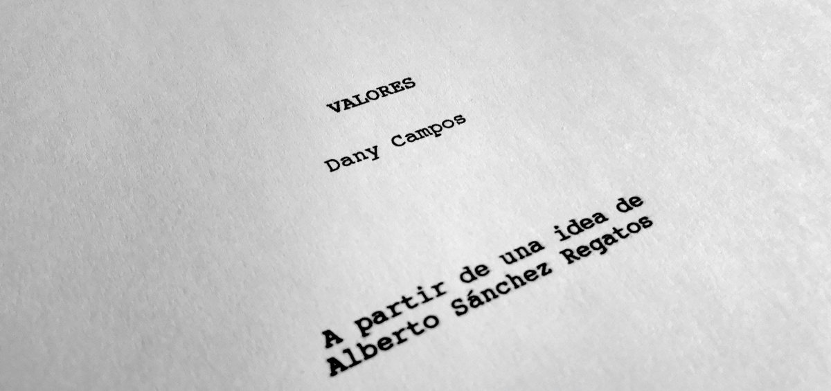VALORES, es el título de nuestro primer proyecto, un guión de <a href="/danycamposf/">Dany Campos</a> con @danielalbaladej <a href="/manuelmenarguez/">Manuel Girona Menarguez</a> <a href="/alfredodoblek/">Alfredo Zamora</a>