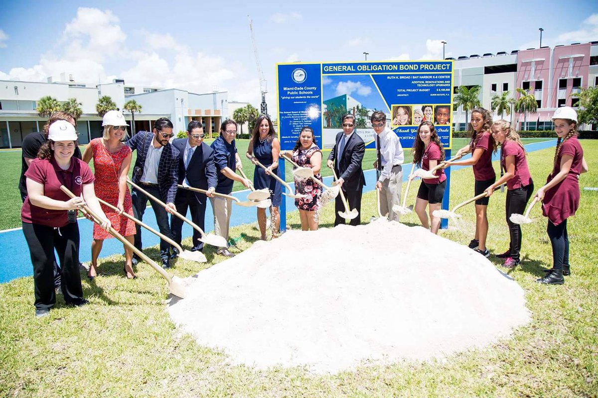 LAUSDSup's tweet photo. $1.2B #GOBProgress projects delivering on a promise. Over $500M expended, contracted to renovate, rebuild @MDCPS schools #OnTimeUnderBudget https://t.co/ZMIHQjf762
