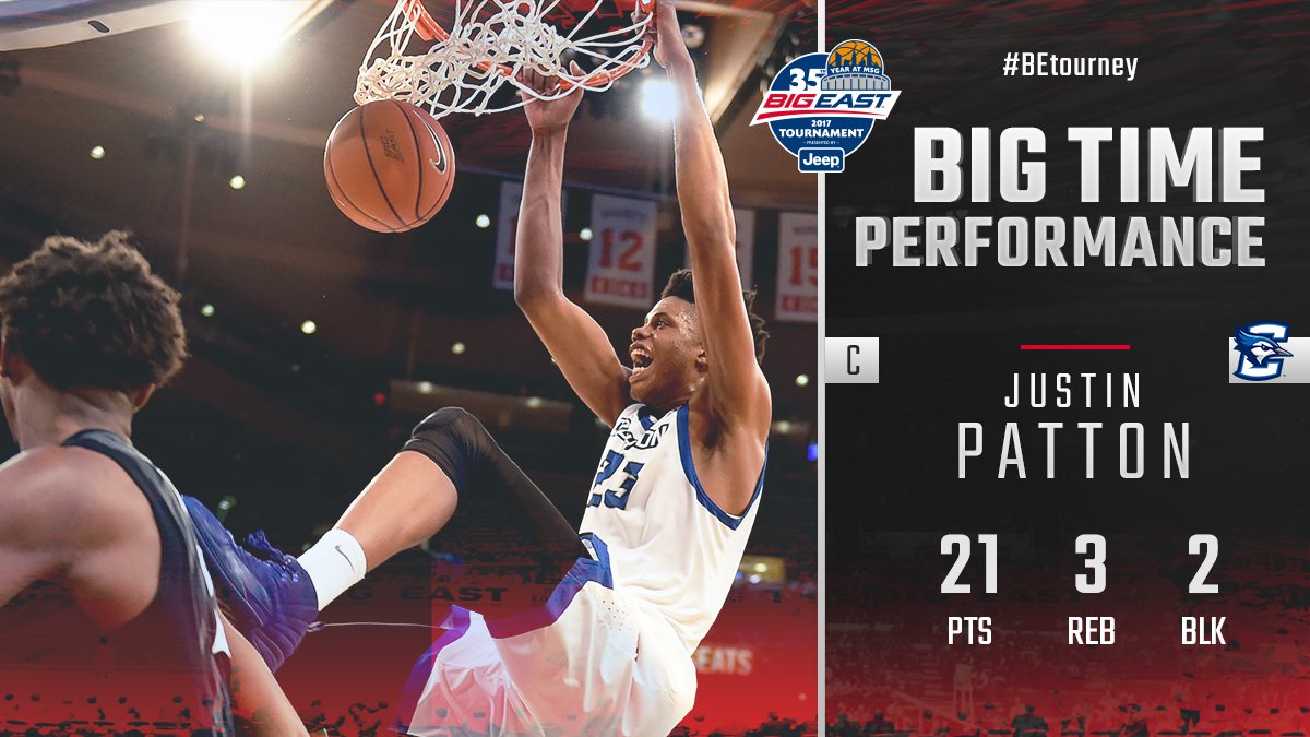 BIGEASTMBB's tweet photo. The #BIGEASThoops Freshman of the Year with a BIG TIME semifinal performance.

#BEtourney https://t.co/bNY9NL4Qlv