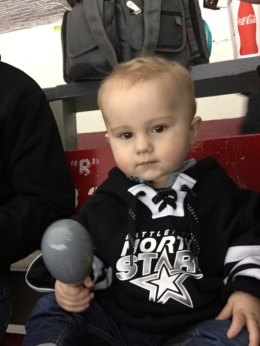 j_gerein's tweet photo. If this @SJHL_NorthStars fan could, he would vote for Wilkie for Kraft Hockeyville on March 12 & 13. He would vote lots! #heneedsyourhelp https://t.co/ul76rOOoKg