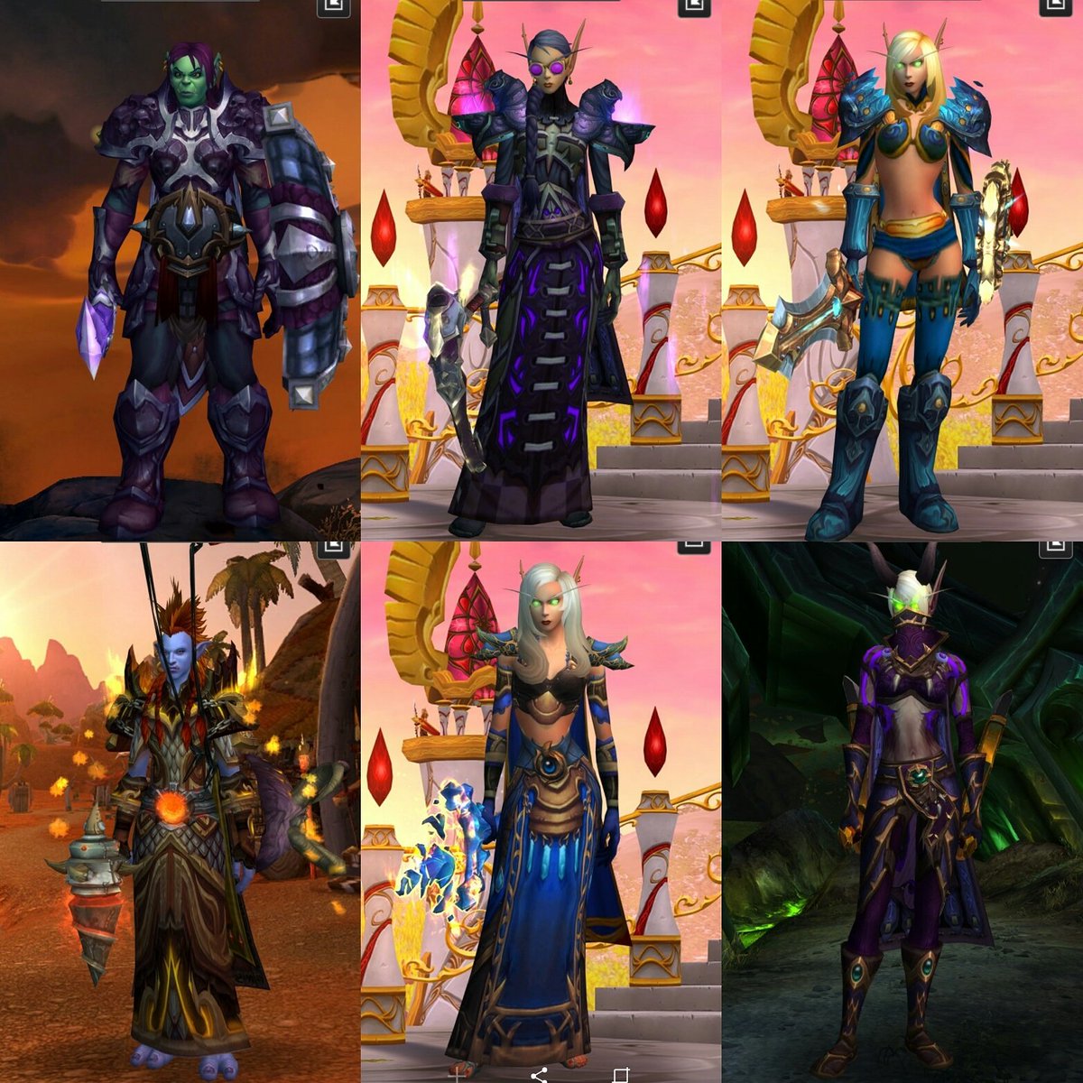 beeblah12's tweet photo. My girls! Idk what happened to Shamzee in armoury lol
#warcraft #legion #warrior #warlock #paladin #shaman #mage #demonhunter #transmog #mog https://t.co/kozCSgTsaE