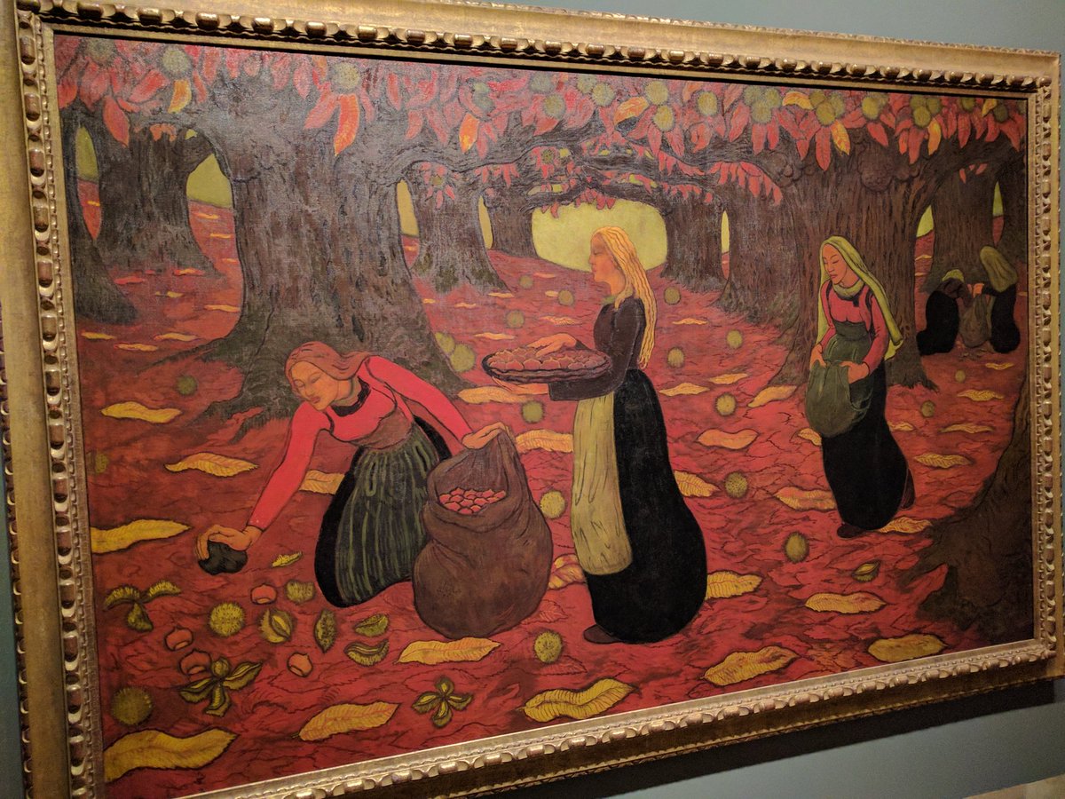 #ArtNightPasadena 'Chestnut gathering', from George Lacombe @NortonSimon museum.