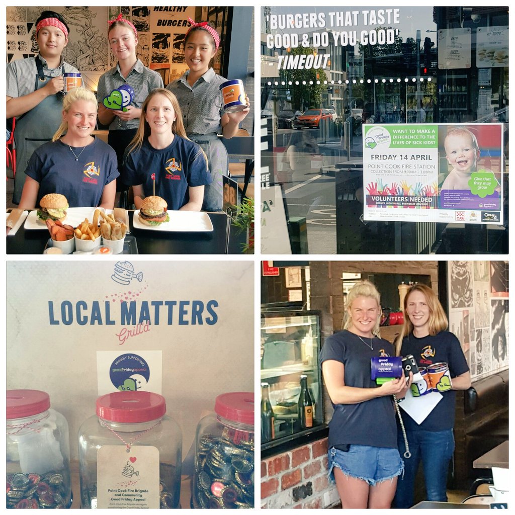 PointCookGFA's tweet image. If you're heading into Grill'd at Town Centre,  you can support us via our Local Matters jar or donation tins!