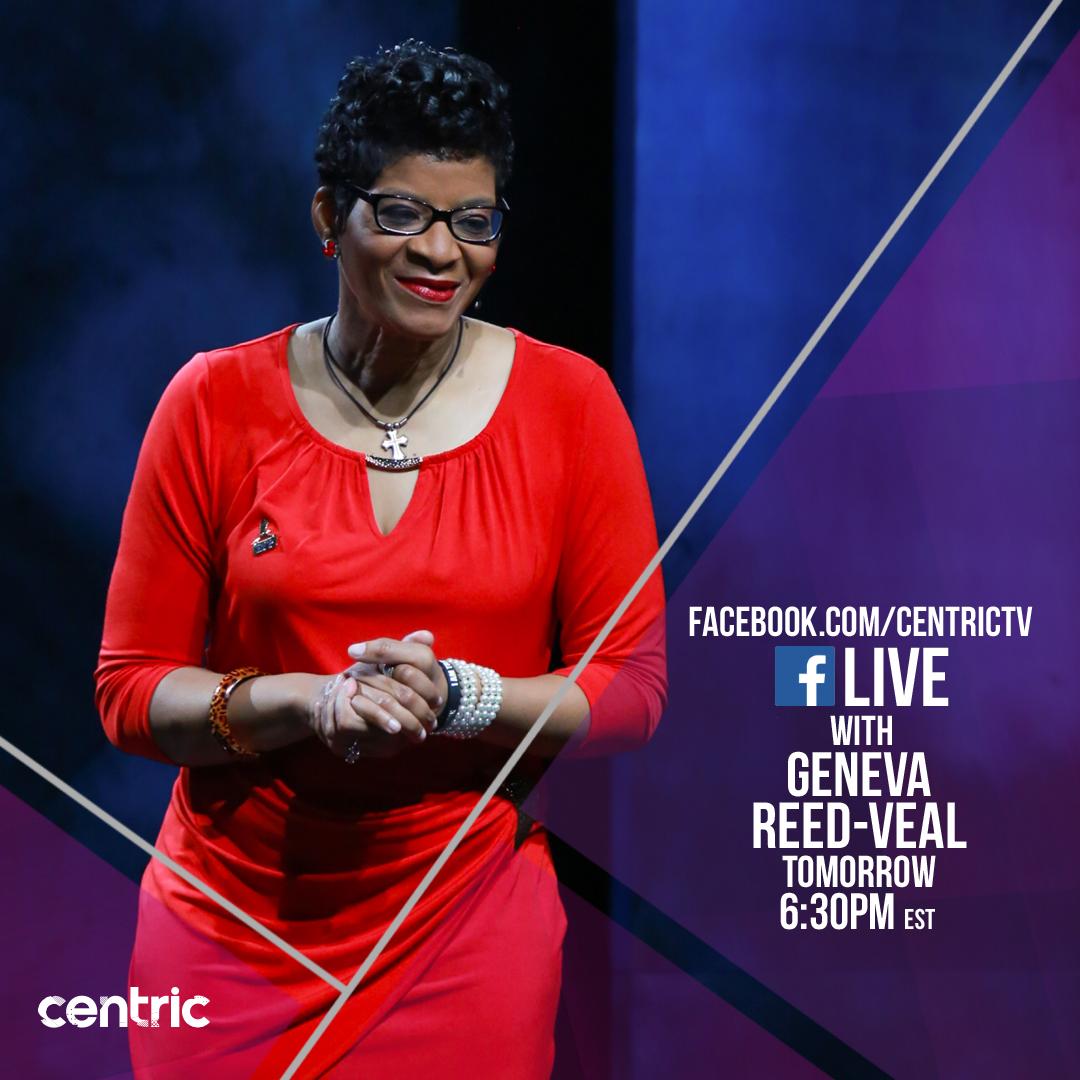 BET's tweet image. You don't want to miss the #CentricLive with Geneva Reed-Veal, mother of Sandra Bland!  Don't miss her on #TheRound tomorrow at 11/10c!