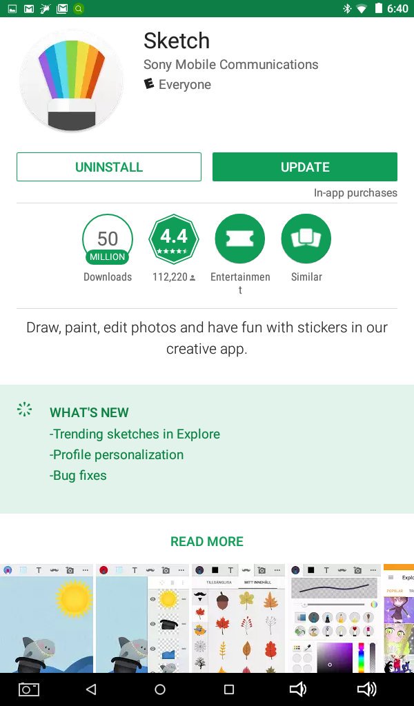 forests_forever's tweet photo. #updating My #SONY #Sketch app #MADEin #Sweden? @googlePLAY #iLikeit! #drawingAPP 644PM march10tH #PLAYquality #creativityiswhatYouDo!, #LNG https://t.co/oiLjh8HaVJ