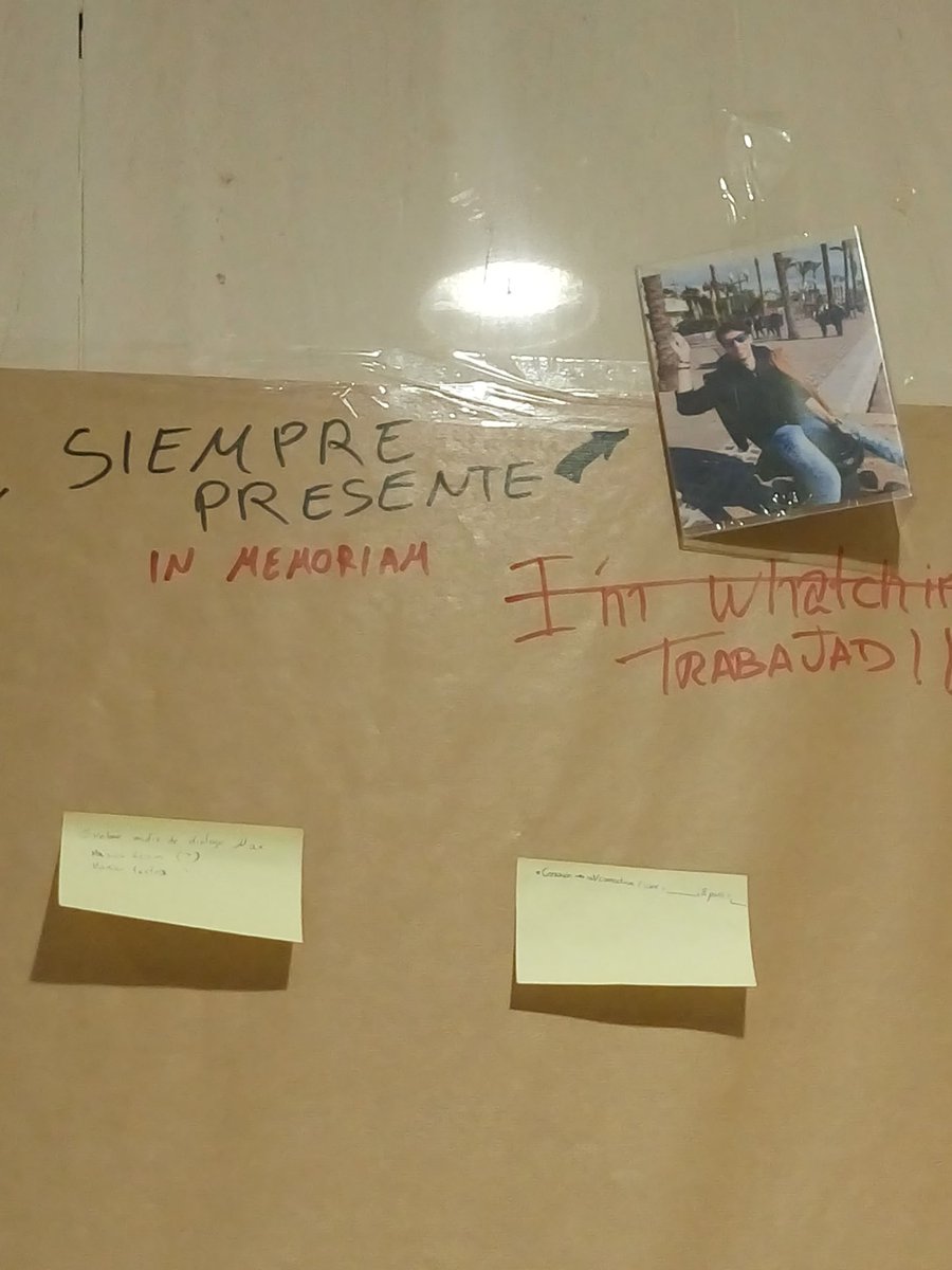 disleXapp_HFG's tweet photo. Tu compañeros no te olvidan. #HackForGood @JiroMercer #CaeElPrimero https://t.co/NE1qa8jYeu