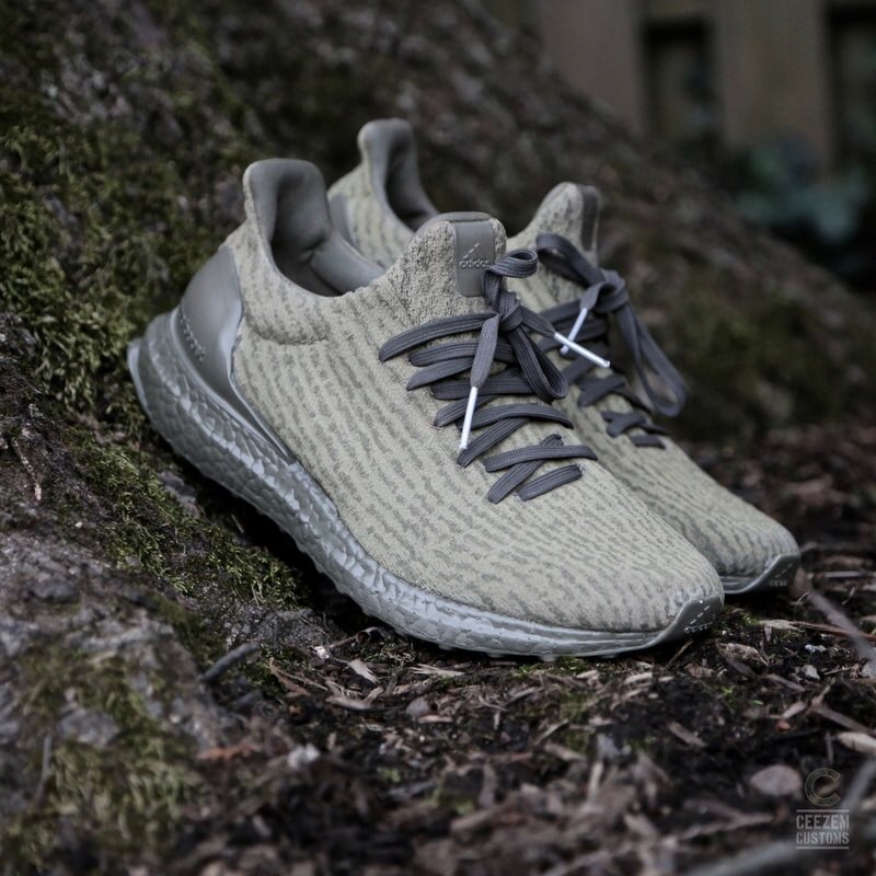 Available 3/11 at 10:00 am: "Wintergreen" Adidas Ultra Boost. Price will include all white Ultra Boost supplied for the work. 
#yeezyboost