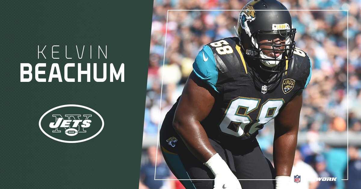 nflnetwork's tweet photo. The @NYJets have signed OT @KelvinBeachumJr. https://t.co/pzeNzruNIN