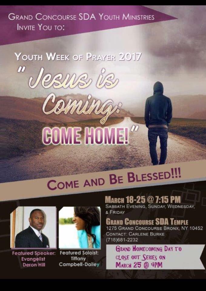 GCSDATemple's tweet photo. Youth Week of Prayer #gcsda #weekofprayer #comehome https://t.co/NuiFJeSEtA
