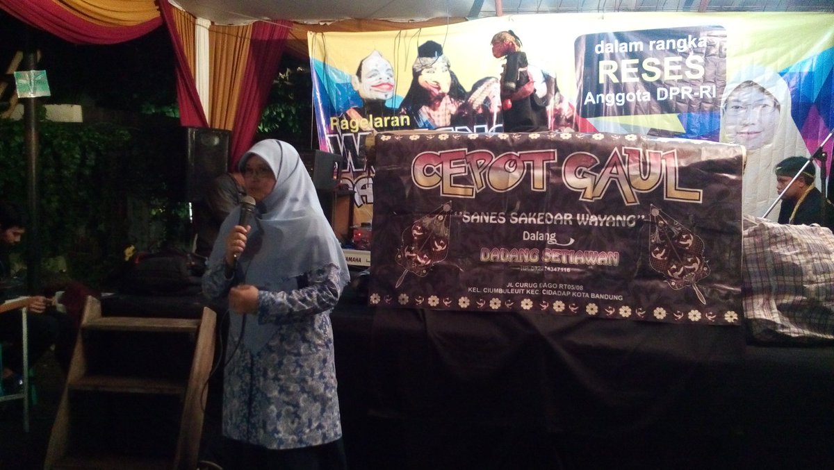budlan's tweet photo. Reses Bu @lediahanifa 
#MediaWayangGaul 
pentingnya #Perlindungan Anak
Seru @KecSukasari @PKSejahtera @PKS_Bandung https://t.co/KK9RnBnWwY