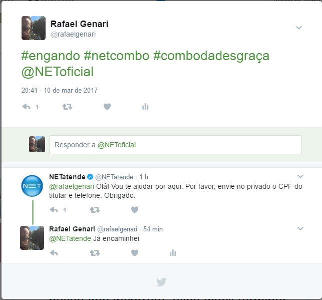 rafaelgenari's tweet image. #umahoradepois #netcombo #combodadesgraça @NEToficial @NETatende