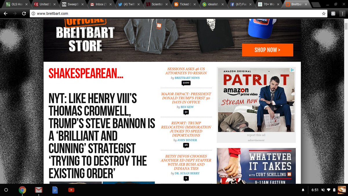 elizajarna's tweet photo. Hey @amazon @JeffBezos Your ad is still up on Breitbart, a site that promotes hate and bigotry. Pls remove it.
@slpng_giants https://t.co/BKdQJKqfM2